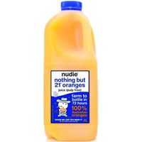 Nudie Nothing But Oranges Pulp Free Juice