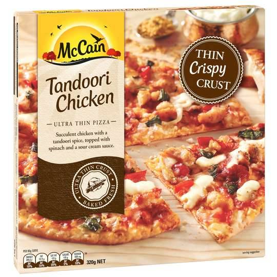 Mccain Ultra Thin Crust Pizza Tandoori