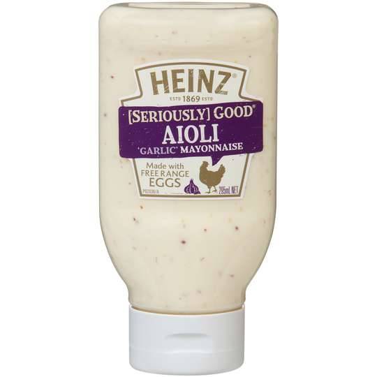 Heinz Seriously Good Aioli Garlic Mayonnaise Ratings - Mouths of Mums.
