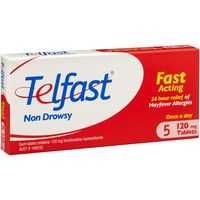 Telfast Hay Fever Tablets 120mg