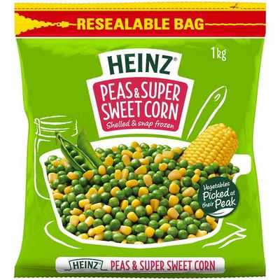 Heinz Mixed Vegetables Peas & Super Sweet Corn