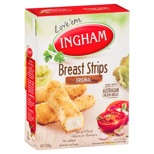 Ingham Chicken Pieces Breast Strips Original