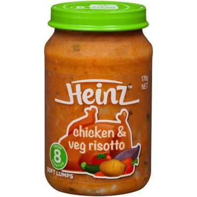 Heinz Food 8 Months Chicken & Vegetable Risotto