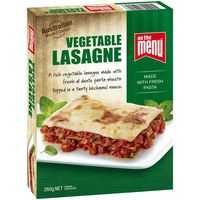 On The Menu Lasagne Vegetable