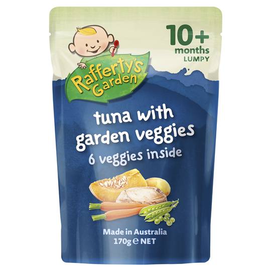 Rafferty's Garden Food 10 Months Tuna With Garden Vegetables