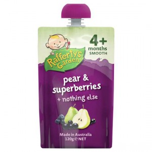 Rafferty's Garden Food 4 Months+ Pear & Superberries