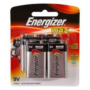 Energizer Max 9v Batteries