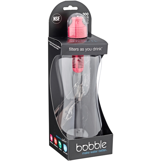 Bobble Water Filter Bottle Magenta 1l