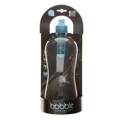 Bobble Water Filter Bottle Blue 1l