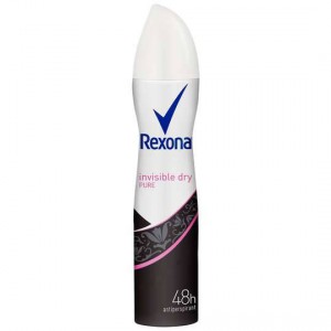 Rexona Women Antiperspirant Deodorant Spray Invisible Dry Pure