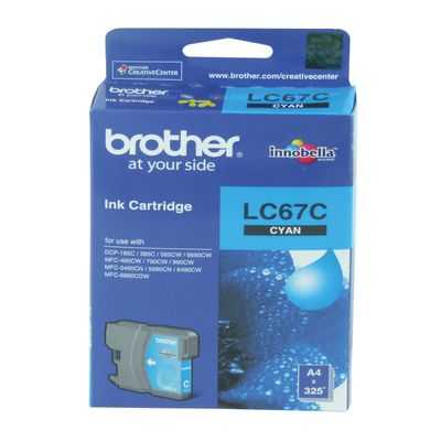Brother Printer Ink Lc67c Cyan
