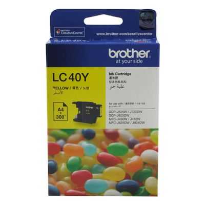 Brother Printer Ink Lc40y Yellow