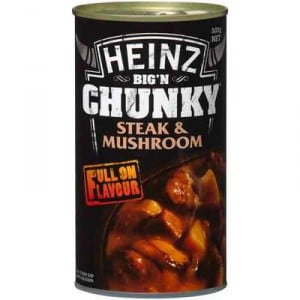 Heinz Big N Chunky Canned Soup Steak & Mushroom