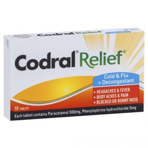 Codral Relief Cold & Flu Plus Decongestant