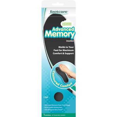 Footcare Foot Care Advanced Memory Insoles