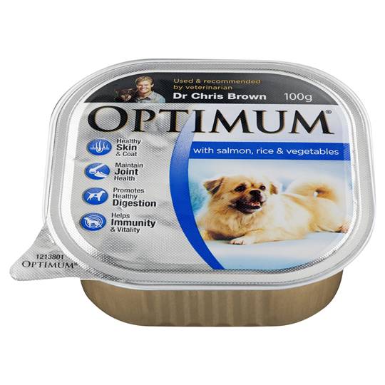 Optimum Adult Dog Food With Salmon Rice & Vegetables