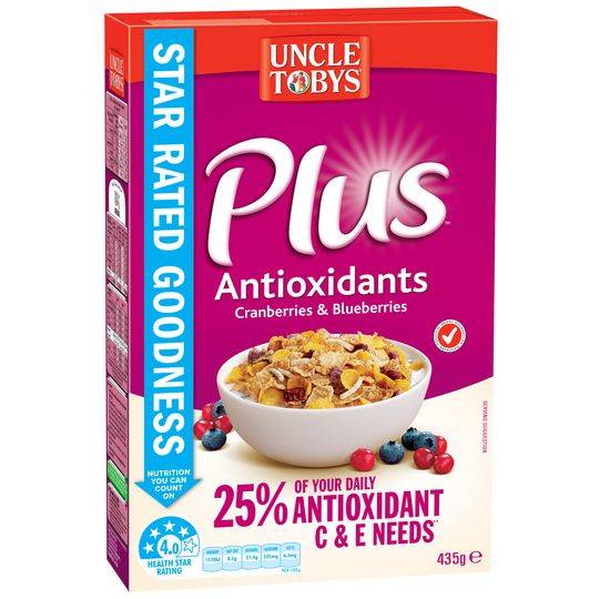 Uncle Tobys Plus Antioxidant