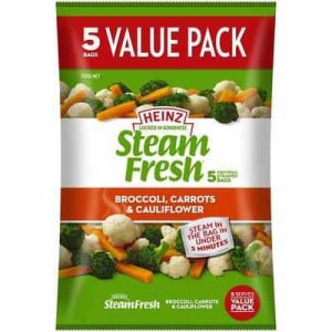 Heinz Steam Fresh Broccoli Carrots & Cauli