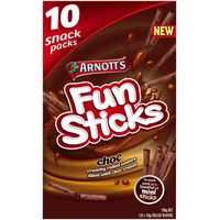 Arnott's Fun Sticks Chocolate Multipack