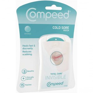 Compeed Cold Sore Patch Total Care Invisible