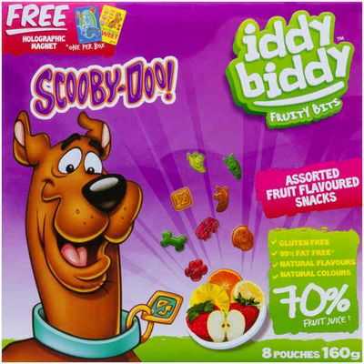 Hotshots Scooby Doo Iddy Biddy Fruit Snacks