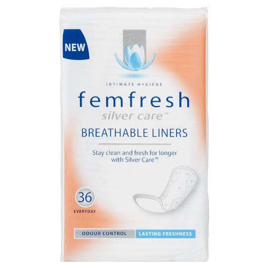 Femfresh Silvercare Panty Liners Breathable
