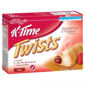 Kellogg's K-time Twist Strawberry Yoghurt
