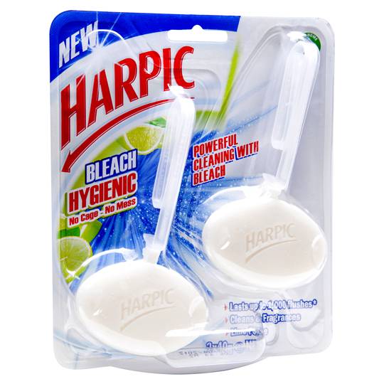 Harpic Hygienic Toilet Cleaner Bleach Lime