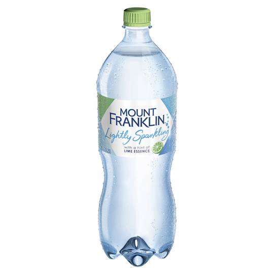 Mount Franklin Lightly Sparkling Lime Water