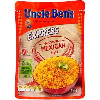 Uncle Bens Express Microwave Mexican Style Brown Rice