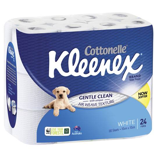 Kleenex Cottonelle Toilet Tissue White