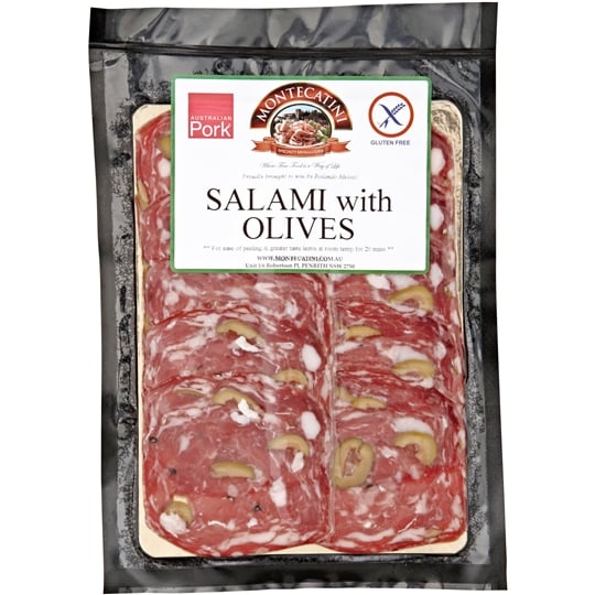 Montecatini Salami With Olives