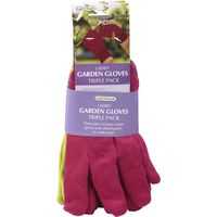 Ladies Garden Gloves Triple Pack