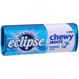 Wrigley's Eclipse Chewy Mints Peppermint