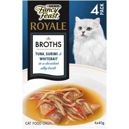 Fancy Feast Royale Cat Food Broth With Whitebait