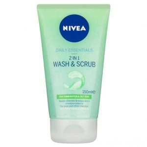 Nivea Daily Essentials 2 In 1 Wash & Scrub Combination & Oily Skin