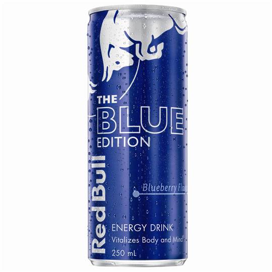 Red Bull Energy Drink Blue Edition Blueberry