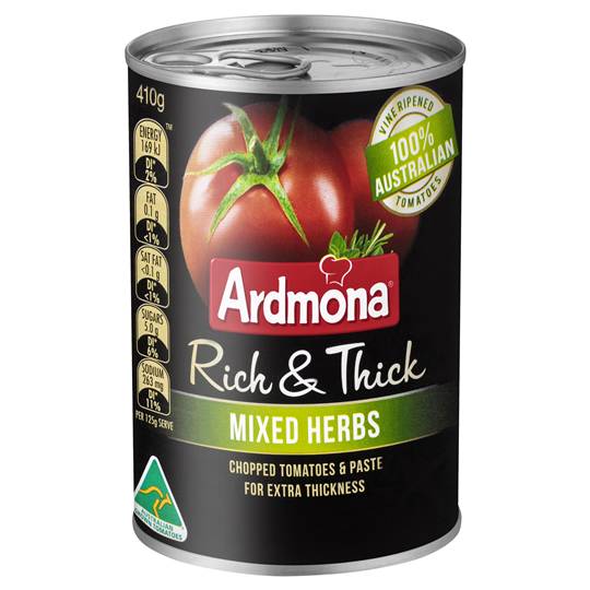 Ardmona Rich & Thick Chopped Herb Tomatoes