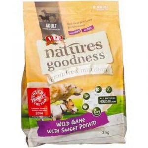 Vip Natures Goodness Grainfree Adult Dog Food Wild Game With Sweet Potato