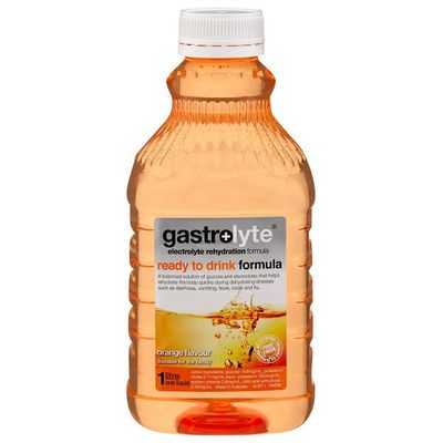 Gastrolyte Diarrhoea Treatment Ready To Drink Orange Flavour