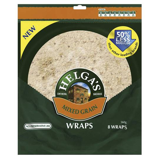 Helga's Wraps Mixed Grain