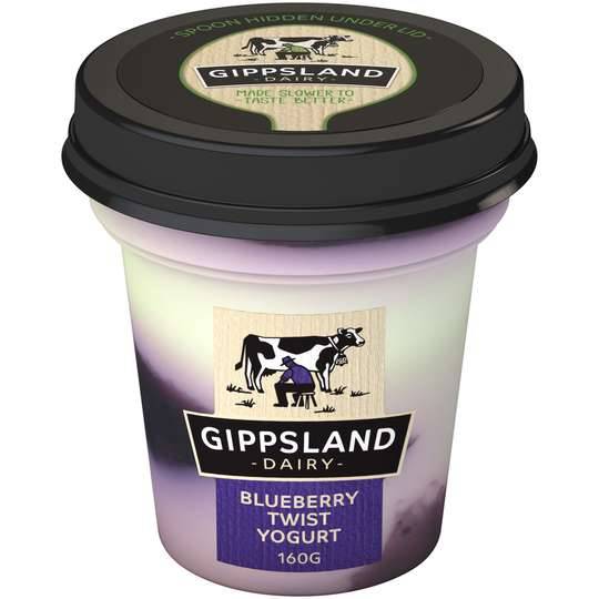 Gippsland Dairy Twist Blueberry Yoghurt