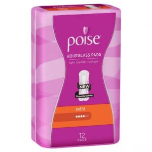 Poise Hourglass Pads Extra
