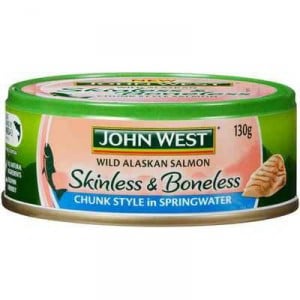 John West Skin & Boneless Salmon In Springwater