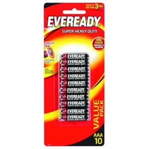 Eveready Super Heavy Duty Aaa Batteries