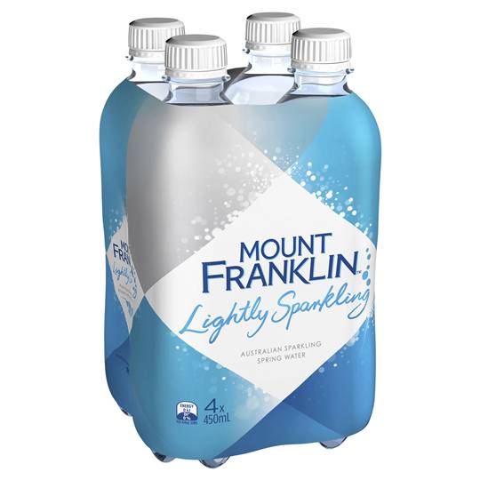 Mount Franklin Lightly Sparkling Natural Water
