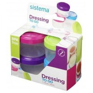 Sistema Plasticware Dressing Pot To Go