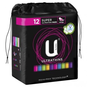 U By Kotex Ultrathin Pads Super With Wings
