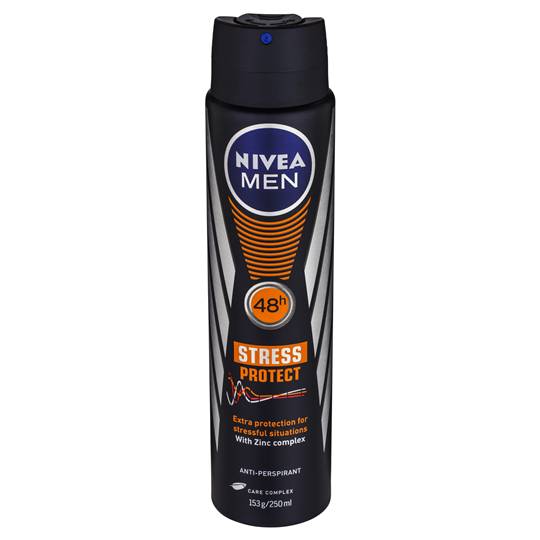 Nivea For Men Deodorant Aerosol Stress Protect