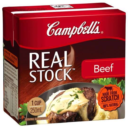 Campbells Real Beef Stock